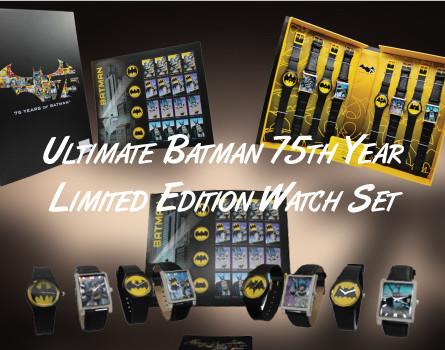 Ultimate Batman 75th Year Limited Edition Watch Set