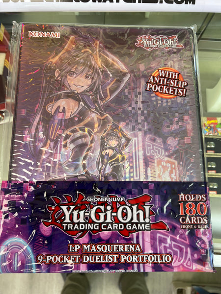 YuGiOh Trading Card Game Card Supplies I:P Masquerena 9-Pocket Portfolio YuGiOh Trading Card Game Card Supplies I:P Masquerena 9-Pocket Portfolio