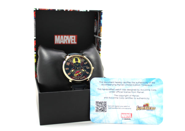 Captain Marvel Carol Danvers Genuine Leather Men's or Women's Infinity War Movie Avengers Watch (CPM5003)