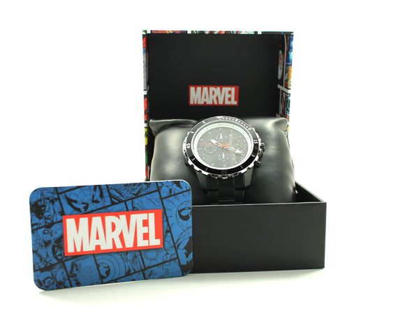 Black Panther Wakanda Forever Stainless Steel Men's or Women's Infinity War Movie Avengers Watch Marvel (AVG8031)