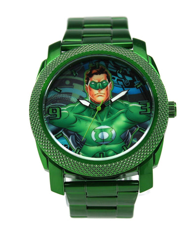 Green Lantern Mens Stainless Steel Watch (GLN8004) - SuperheroWatches.com