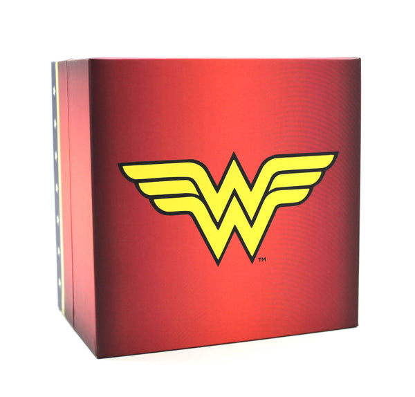 Wonder Woman Retro Wonderous Women's or Men's Genuine Leather Justice League Movie DC Comics Watch (WOW5090)