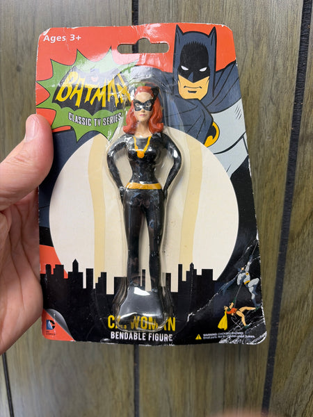 Batman Classic TV Series Catwoman Bendable Figure (Retro Collectible, Factory Sealed) Vintage 2014