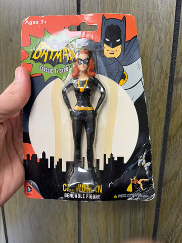 Batman Classic TV Series Catwoman Bendable Figure (Retro Collectible, Factory Sealed) Vintage 2014