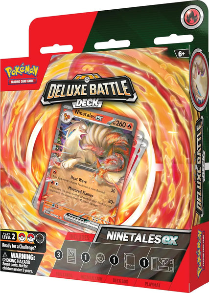 Pokémon Ninetales ex Deluxe Battle Deck | 60-Card Ready-to-Play TCG Deck