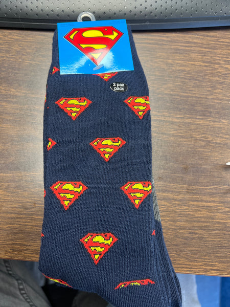 Superman Socks 2 pair pack