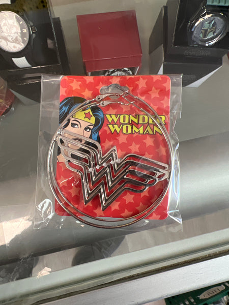Wonder Woman Hoop Earrings