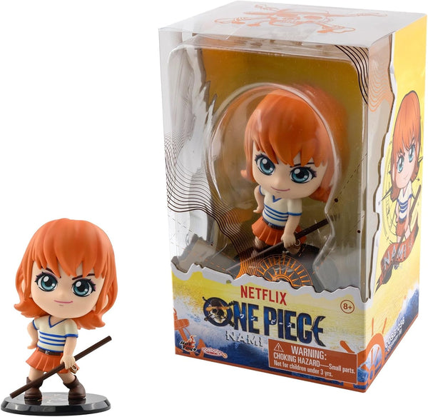 One Piece Netflix Cosbaby Nami Vinyl Figure (Hot Toys, 4.5”, Factory Sealed)