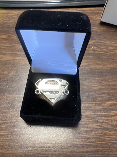 Superman Sterling Silver Ring