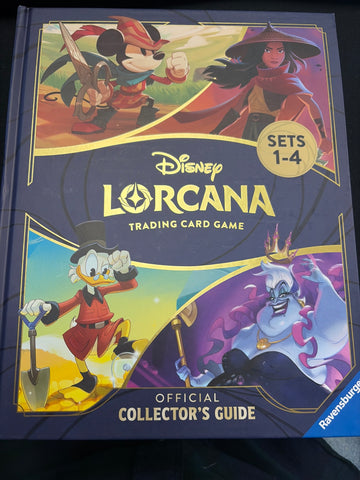 Disney Lorcana Official Collector’s Guide – Sets 1–4 Hardcover