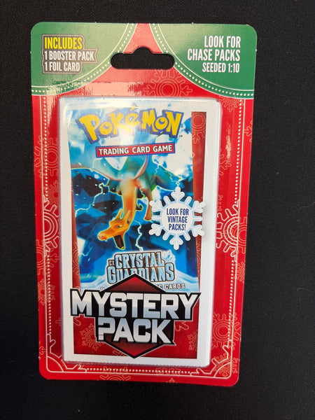 Pokémon Trading Card Games: Pokémon Mystery Pack Sealed Seeded 1:10. EX Crystal Guardians/Vintage Packs