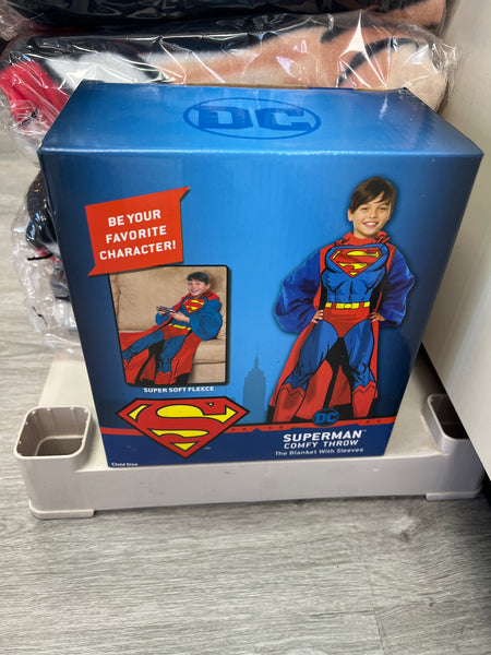 Superman Classic Costume Comfy Throw for Kids