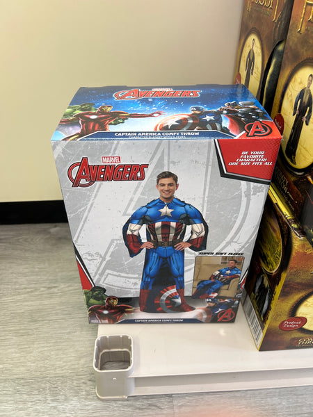 Captain America Classic Costume Comfy Throw Adults