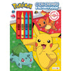 Pokémon Coloring Book with Crayons (48 Pages, Stickers Included, Official Licensed Product)