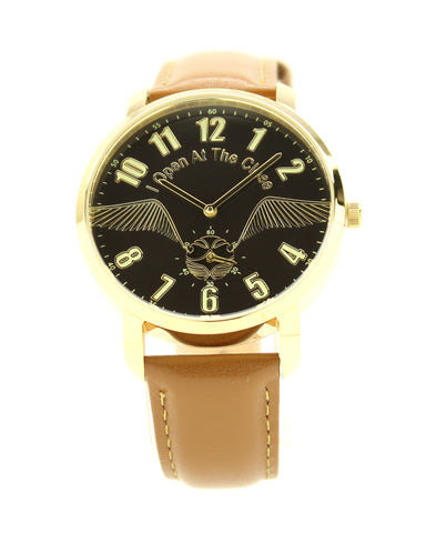 Harry Potter The Golden Snitch Genuine Leather Watch (HP5086)