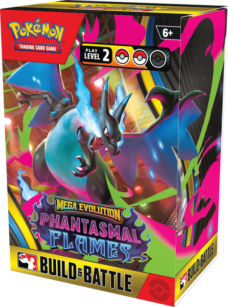 Pokémon TCG: Phantasmal Flames Prerelease Kit – Build & Battle Box