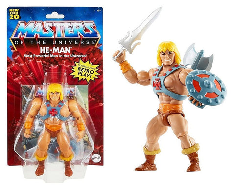 Masters of the Universe Origins He-Man Action Figure by Mattel