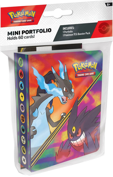 Pokémon TCG: Phantasmal Flames Mini Portfolio (Includes Booster Pack, Holds 60 Cards, Factory Sealed)