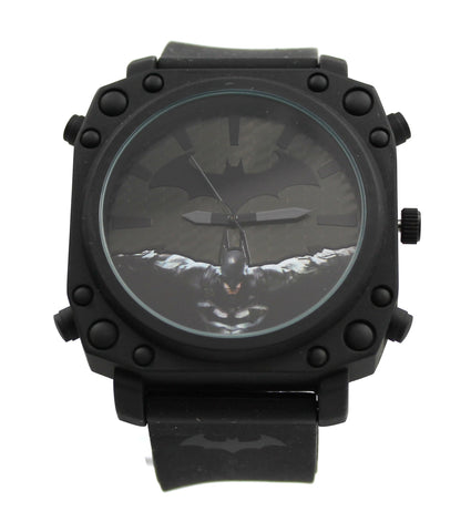 Batman Arkham City Sprayed Black Men's Watch (ARK9047) - SuperheroWatches.com