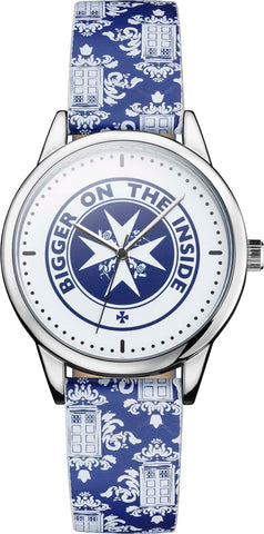 Doctor Who Wrist Watch - Collectors Bigger On The Inside Tardis (DR300)