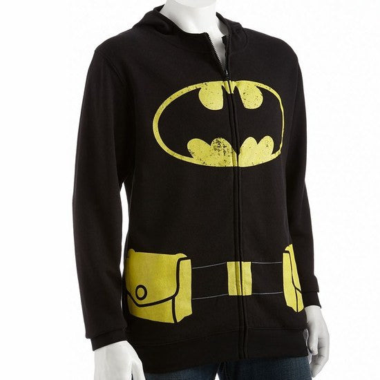 Batman Logo Costume Hoodie - SuperheroWatches.com