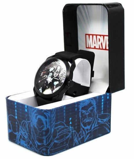 Captain America The Winter Soldier Black Silicon Watch CTA1106 SuperheroWatches