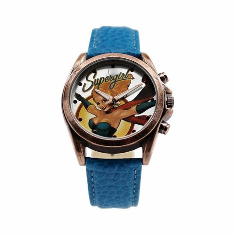 Supergirl DC Comics Bombshell Watch (SGL5031) - SuperheroWatches.com