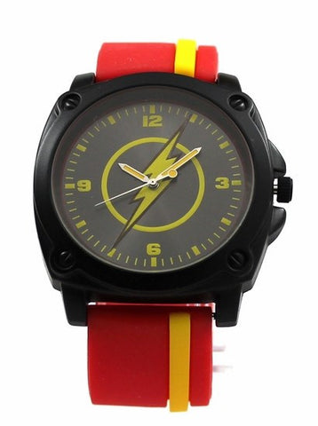 The Flash Red and Yellow Stripe Watch (FLH9019) - SuperheroWatches.com