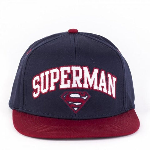 Superman Flat-bill Adjustable Snap-back Baseball Hat - SuperheroWatches.com