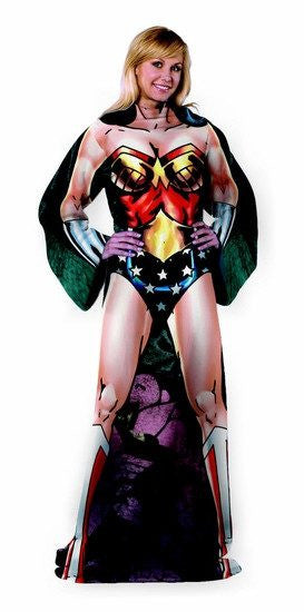 Wonder Woman - Being Strong Costume Comfy Throw - SuperheroWatches.com