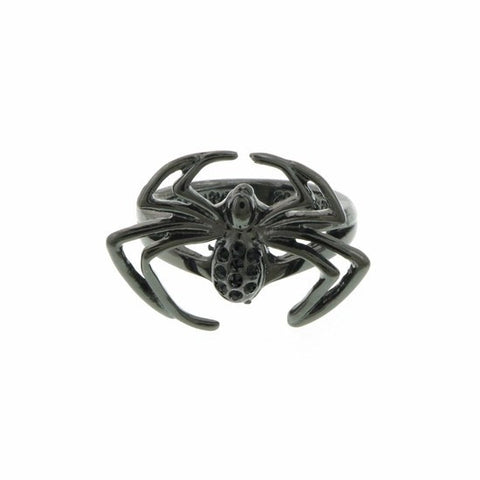Black Spiderman Crystal Ring Size 7 - SuperheroWatches.com